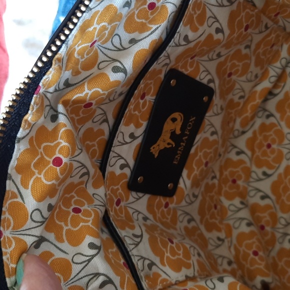 Black leather Emma Fox purse. - Picture 4 of 8